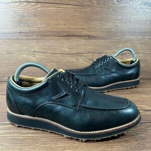 Callaway Master Staff Black Leather Spikeless Golf Shoes Men’s Size 7 Sneakers